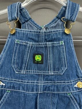 John Deere Denim Overalls Jeans Sz 3T